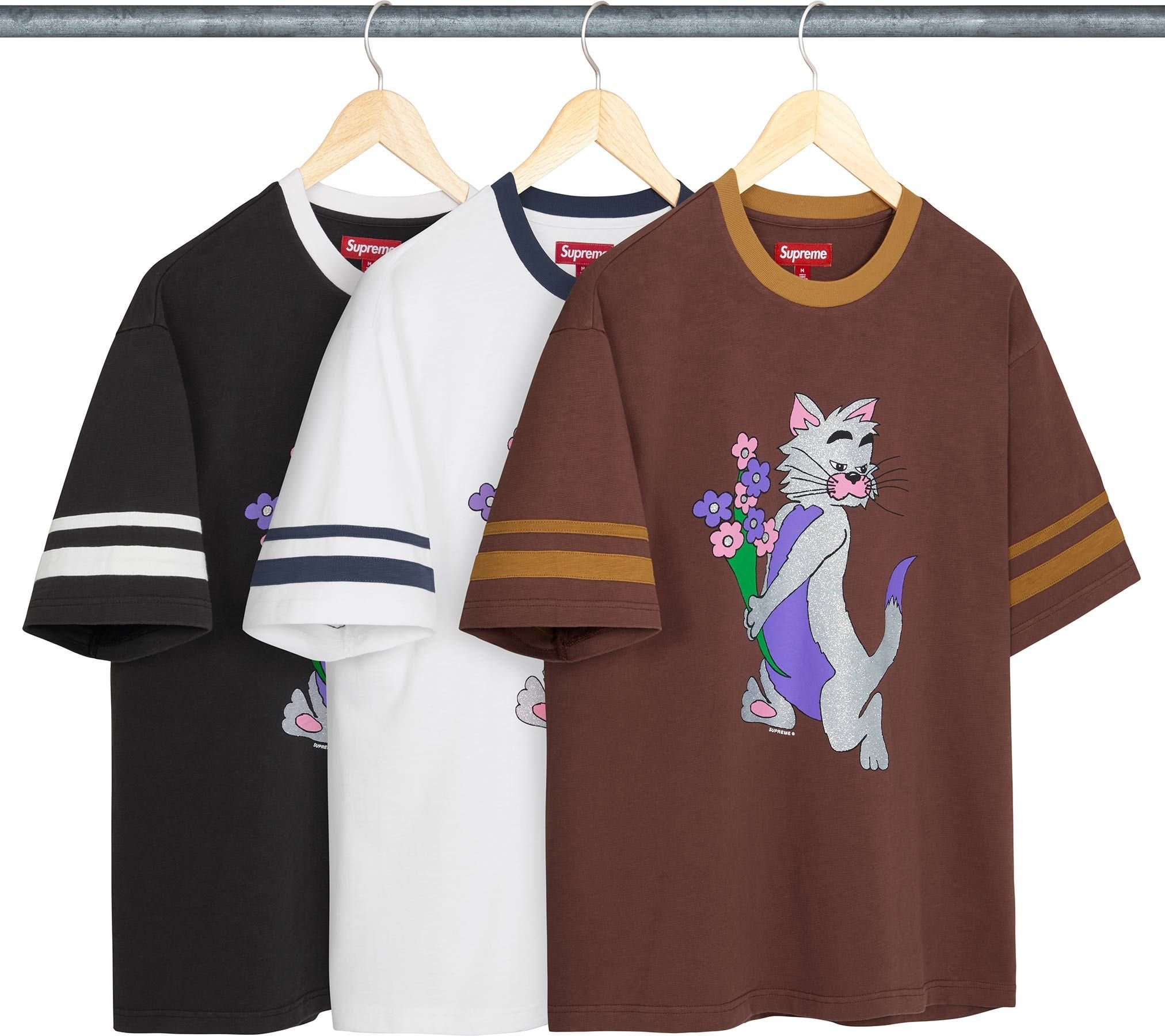 Glitter Cat S/S Top